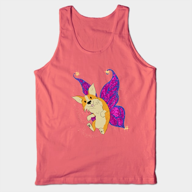 Corgifly Fly By Tank Top by Dave